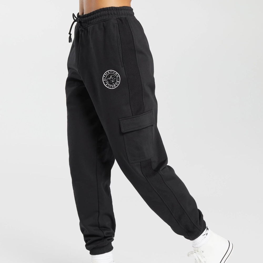 Gymshark Legacy Oversized Black Joggers